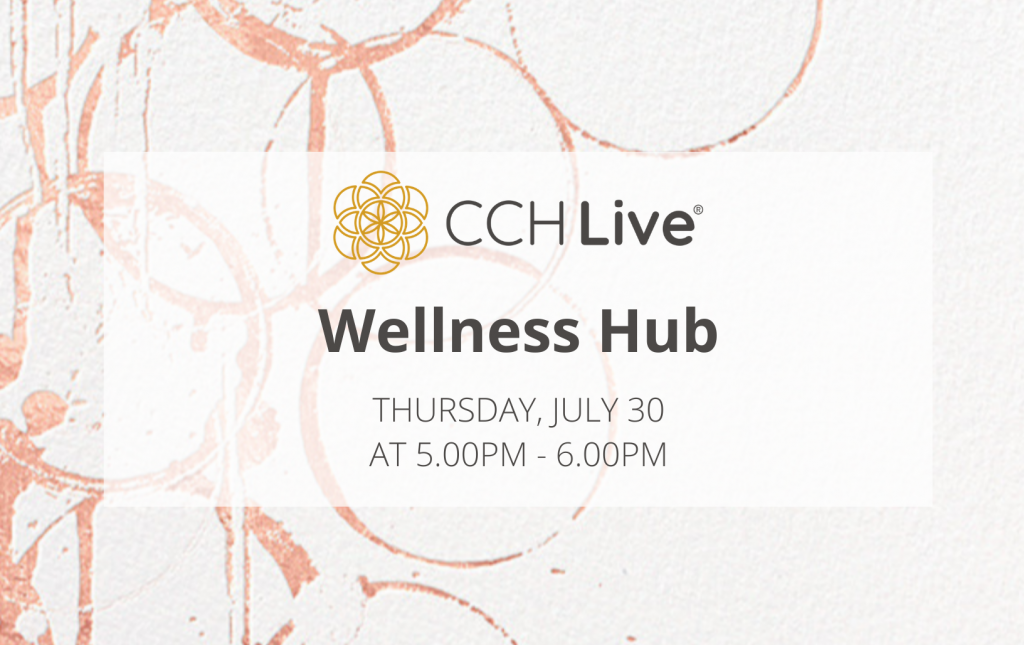 Wellness Hub Invite 30 July 20